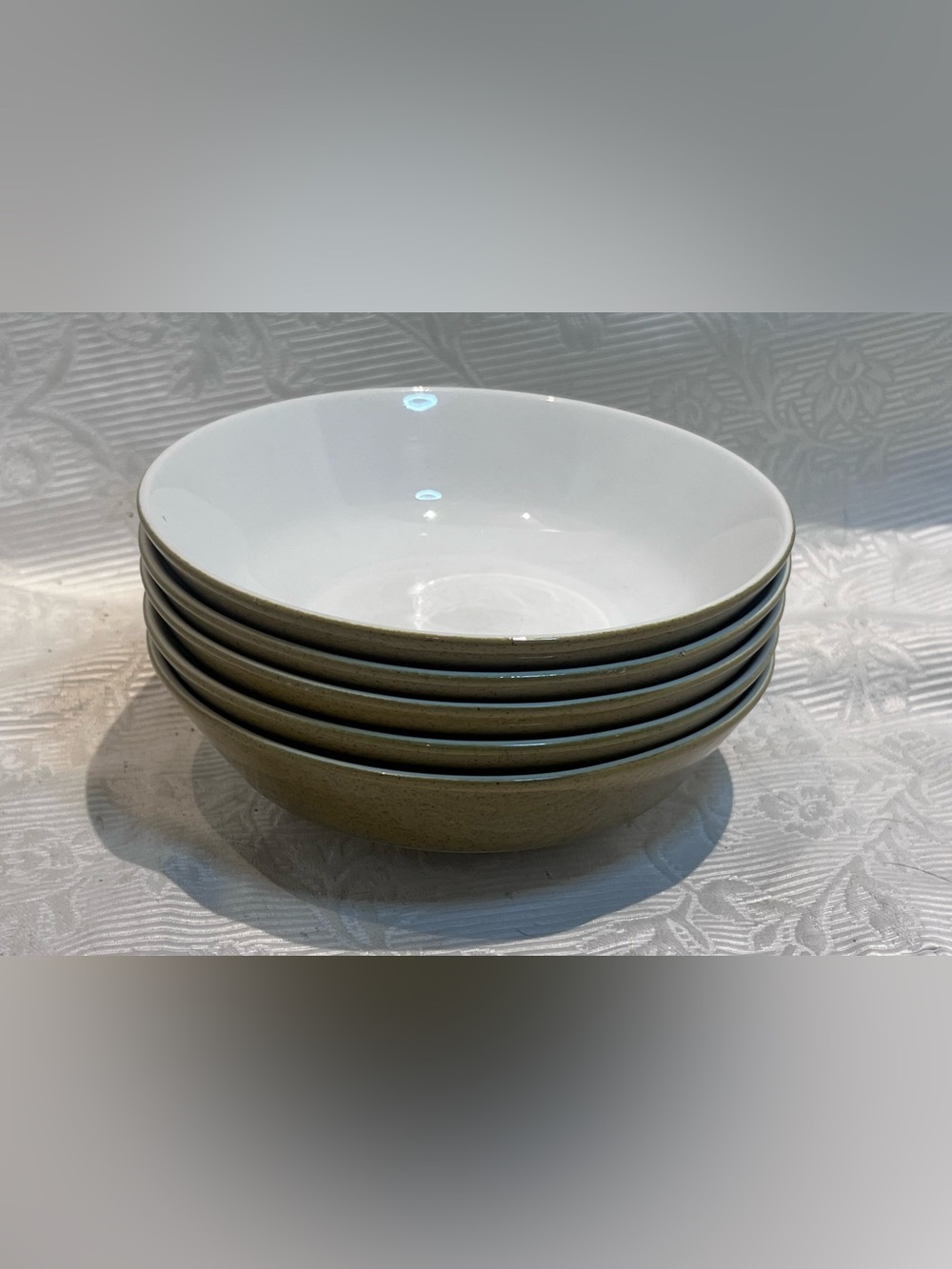 Mikasa Mediterrania
Dominique Soup/Salad Bowls 6
3/4" Avocado Green Set 5 Vtg - Picture 5 of 6